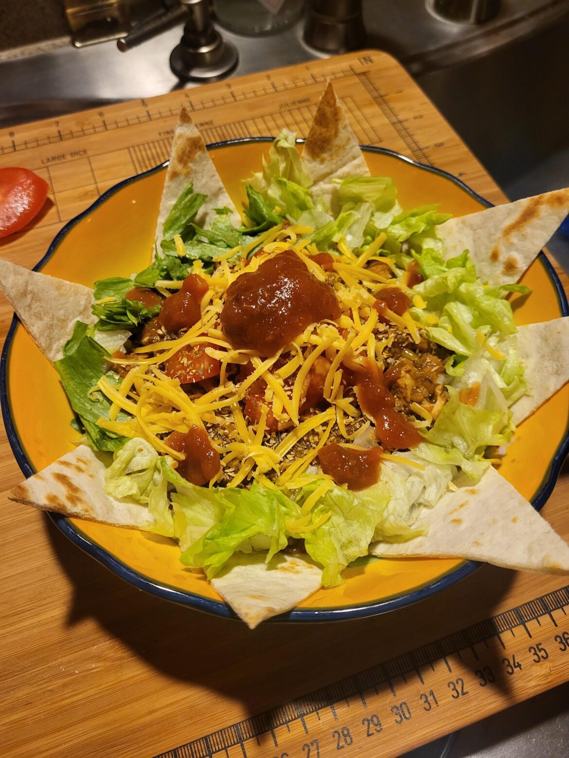 Chicken taco bowl