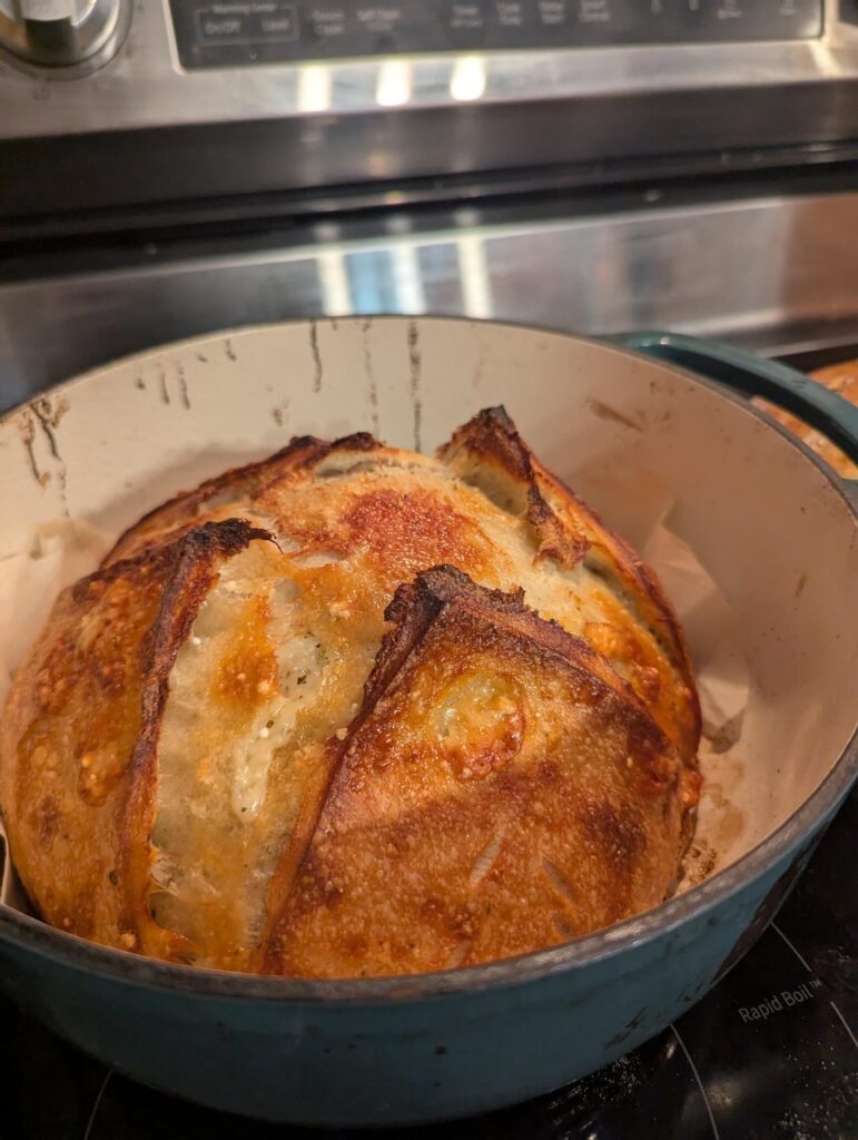 Parm Herb Sourdough Boule