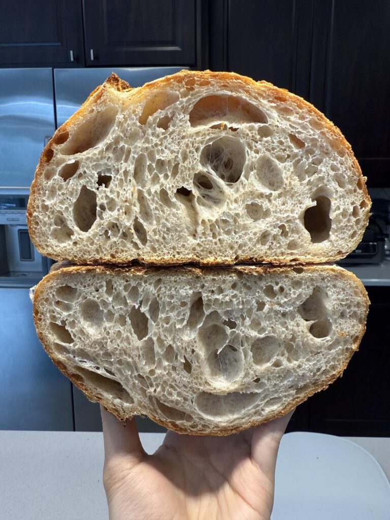Fool’s crumb and tunneling? Or open crumb?