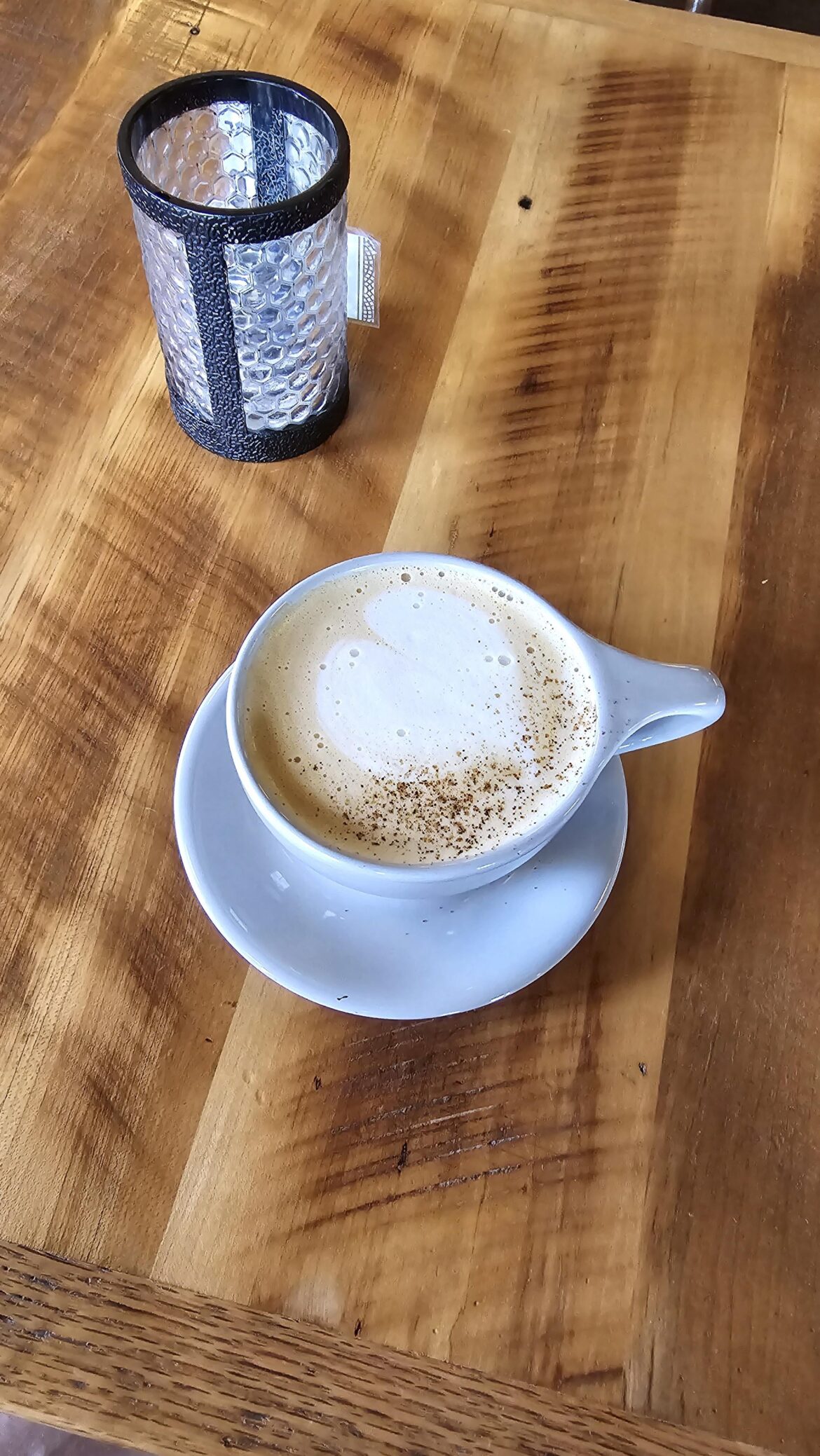 Whiskey Smash Latte from Char & Stave in Ardmore, Pennsylvania