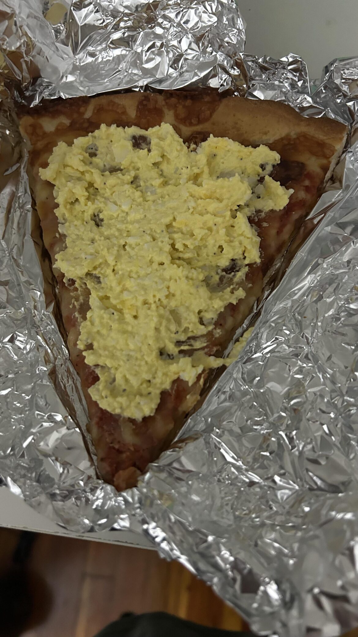 Egg Salad Pizza