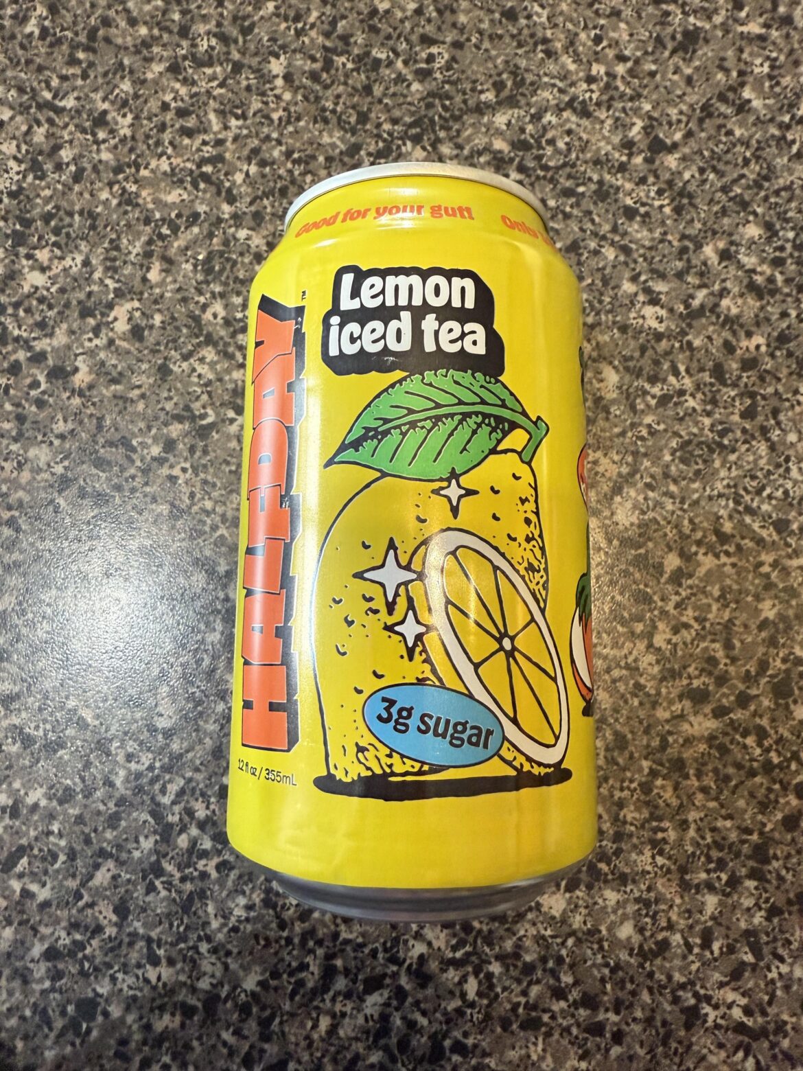 Freebie! This weeks freebie is a lemon iced tea from Halfday. It says it’s a probiotic iced tea. Anyone have a drink from this brand before?