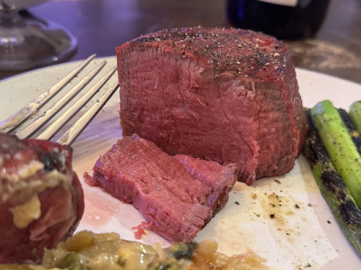 Smoked filet gives this lean meat great flavor!!!