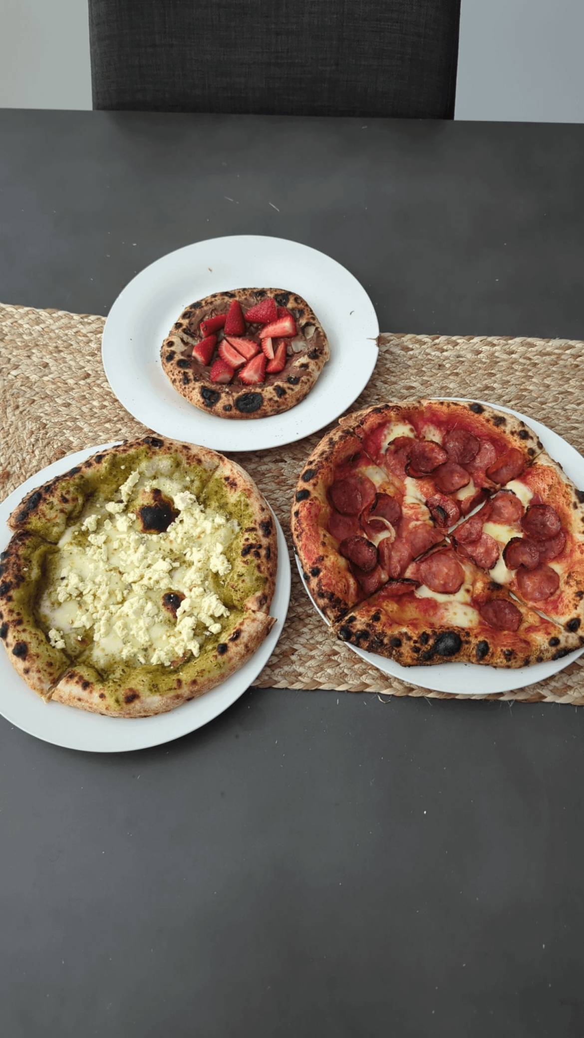 First attempt at a sourdough pizza. Happy with the results.