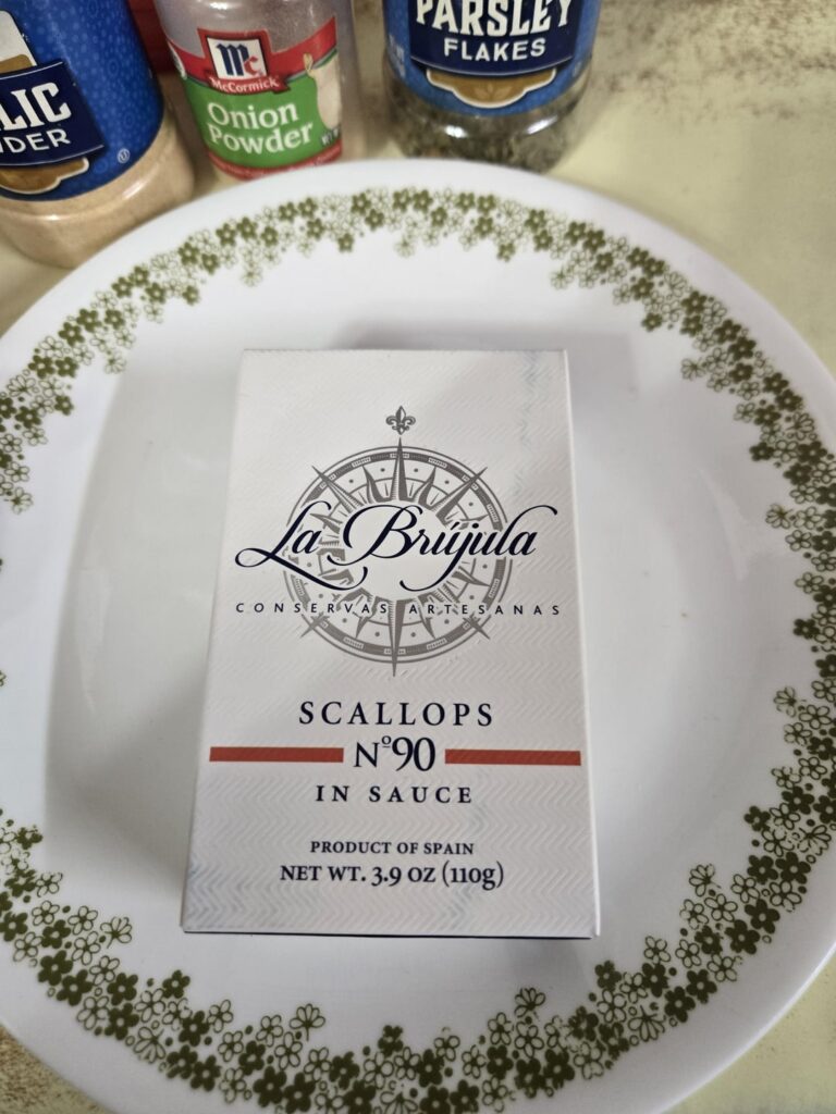 La brújula scallops in sauce No. 90