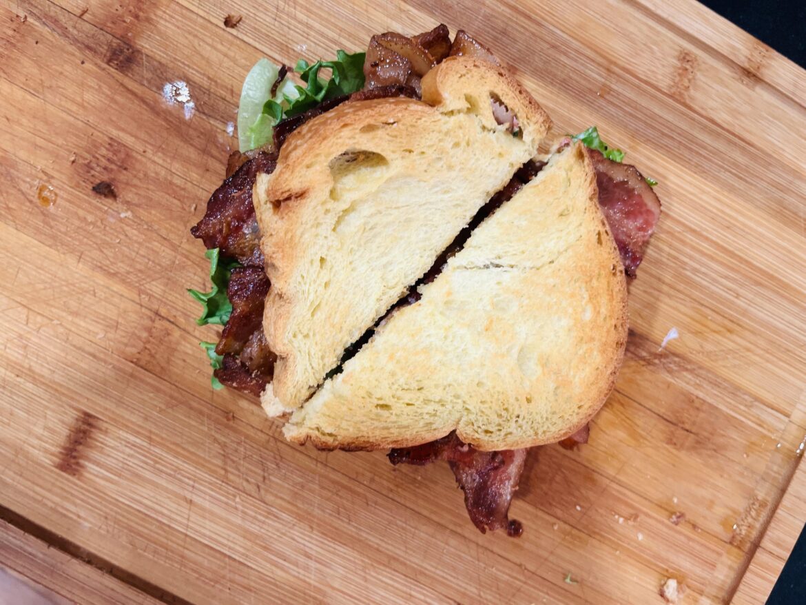 Aerial view of my BLT