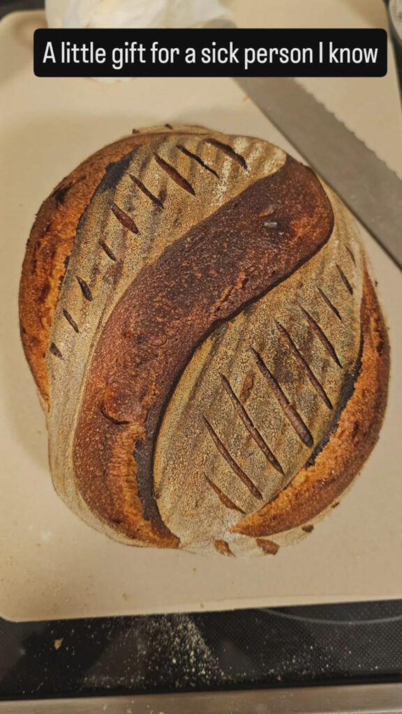 First time decorative scoring because this is a gift for an ailing coworker!