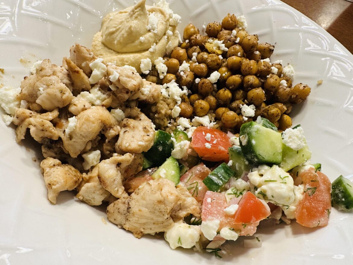 Green Goddess bulgar bowl