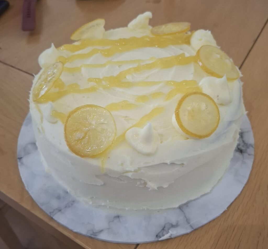 First pretty cake I have ever made. Normally they are delicious but ugly.