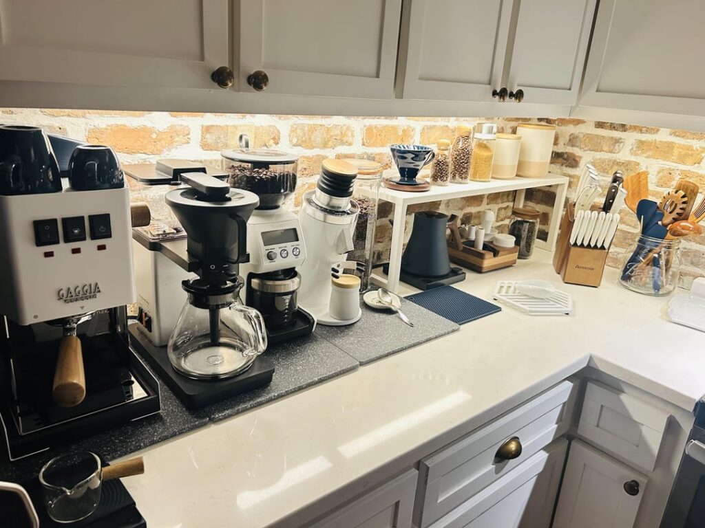 Gaggia classic bar setup