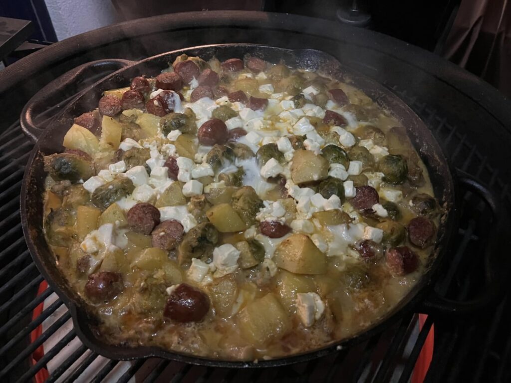 Macht ihr auch Aufläufe im Kamado?