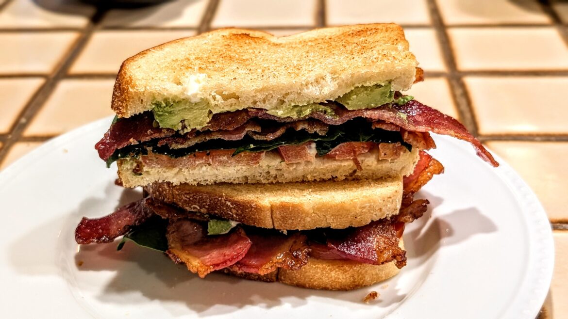 STAB on Parmesan and garlic toasted sourdough