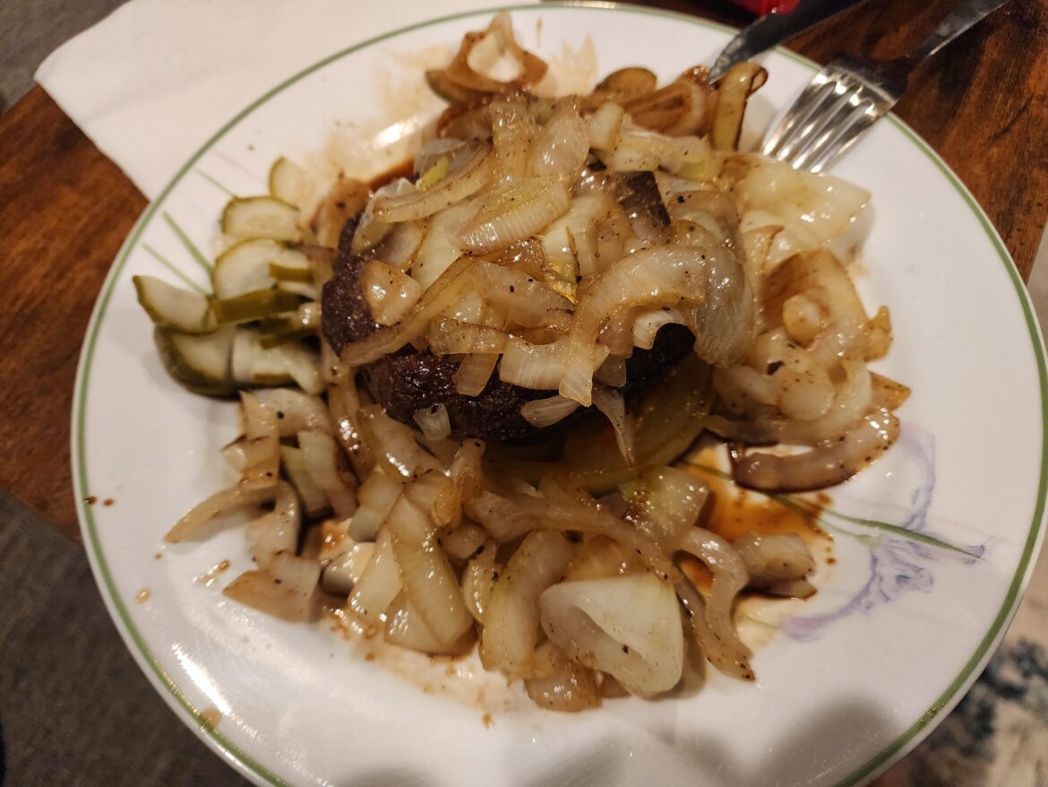 My Fiance says my love of onions belongs here... My people