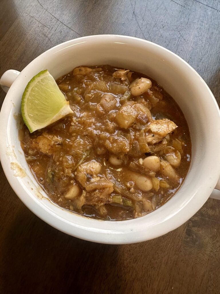 White Bean Chicken Chili (with modifications) White Bean Chicken Chili (with modifications)