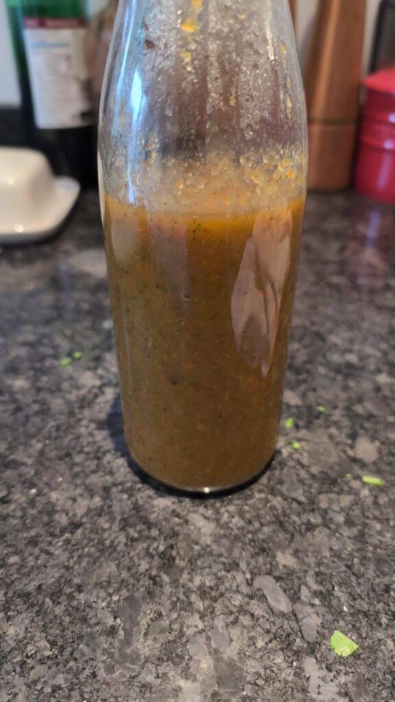 First homemade sauce as a serious heat lover