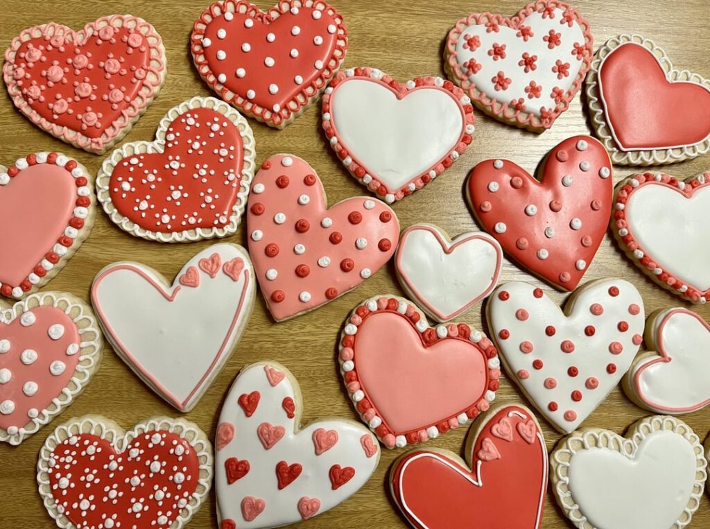 Valentine’s Day cookies