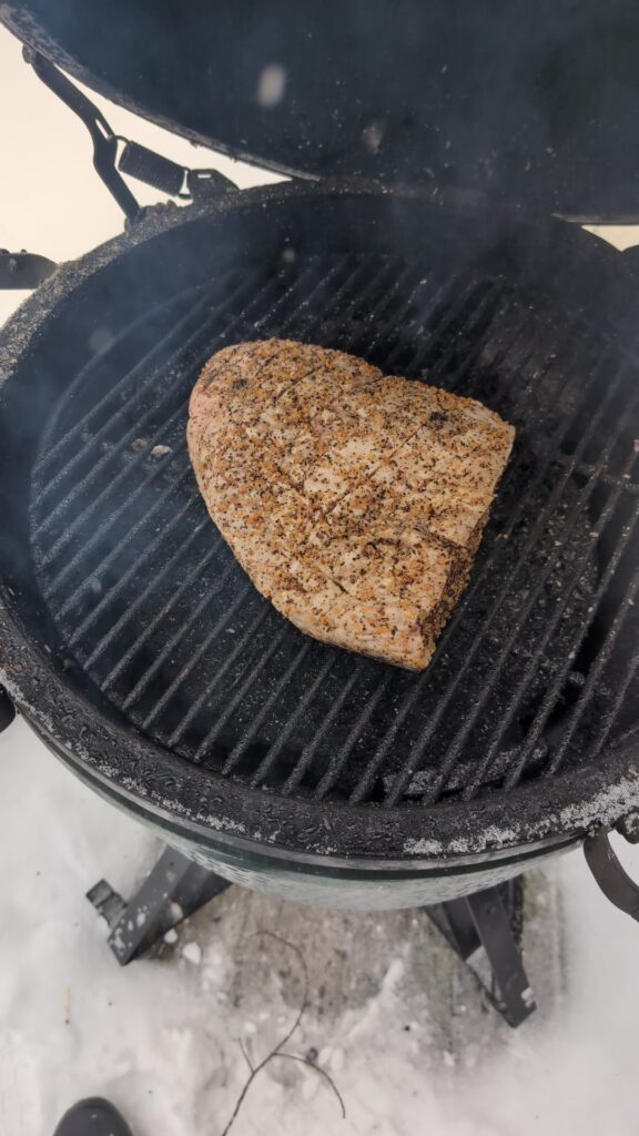 Smoked a Picanha this weekend