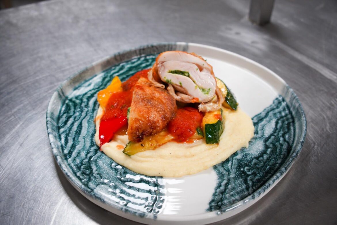 Chicken breast on Parsnip Puree