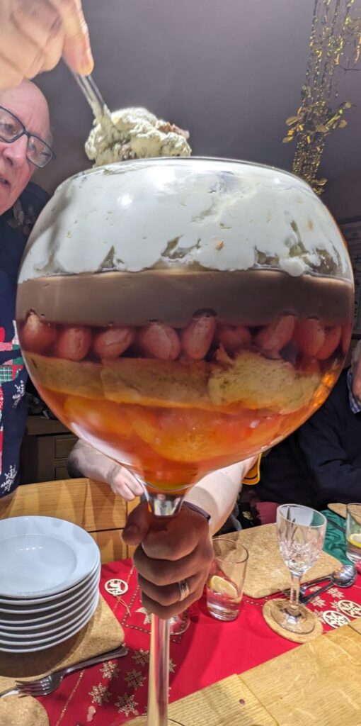 Massive Christmas Trifle