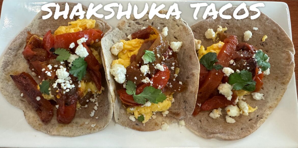 Shakshuka Breakfast Tacos