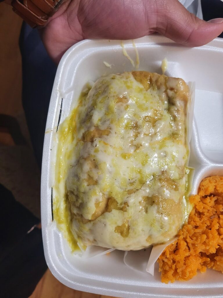 How many calories in this chimichanga?