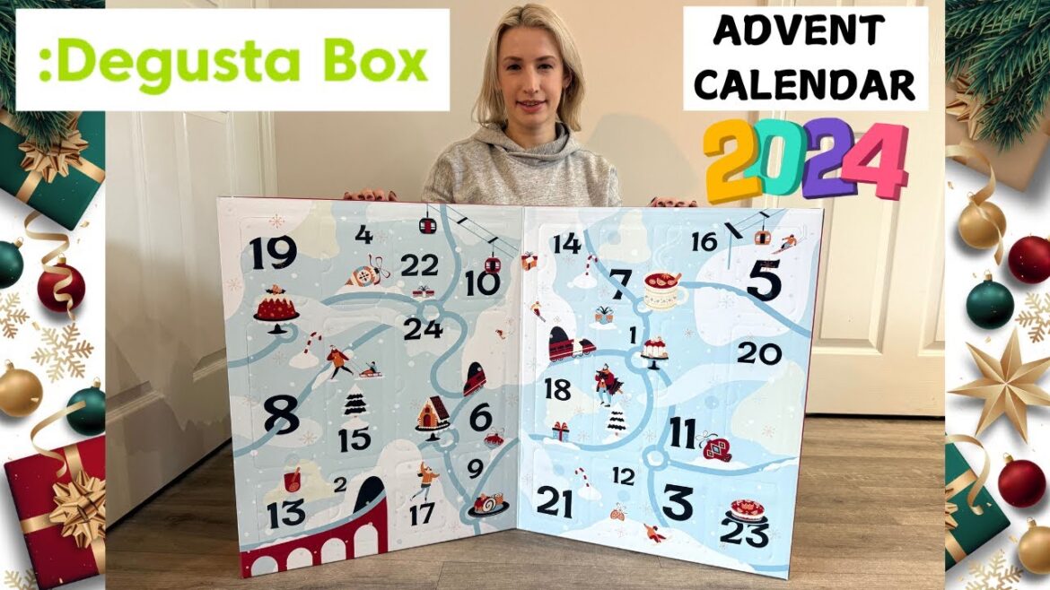 DEGUSTABOX UK ADVENT CALENDAR UNBOXING 2024