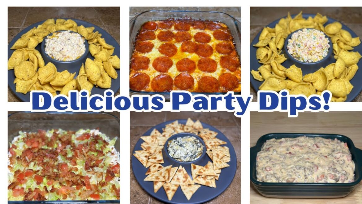 6 Easy and Delicious Dips for Parties, Snacks and More!