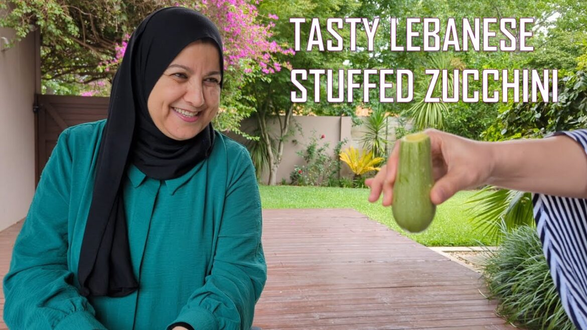 Very Tasty Lebanese Stuffed Zucchini - كوسة لبنانية محشية لذيذة جداً