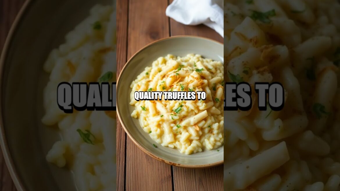 Whipping Up a Creamy Truffle Risotto Like a Pro Whipping Up a Creamy Truffle Risotto Like a Pro