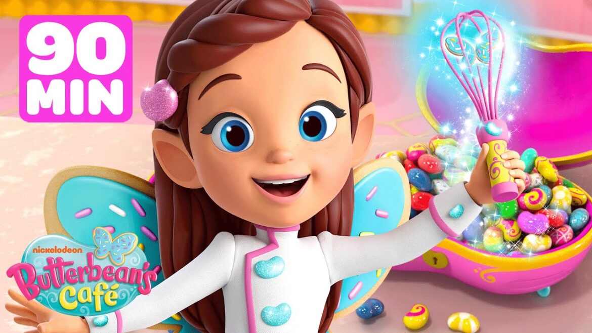 Butterbean Opens Her Café! w/ Cricket, Dazzle & Poppy | 90 Minute Compilation | Shimmer and Shine