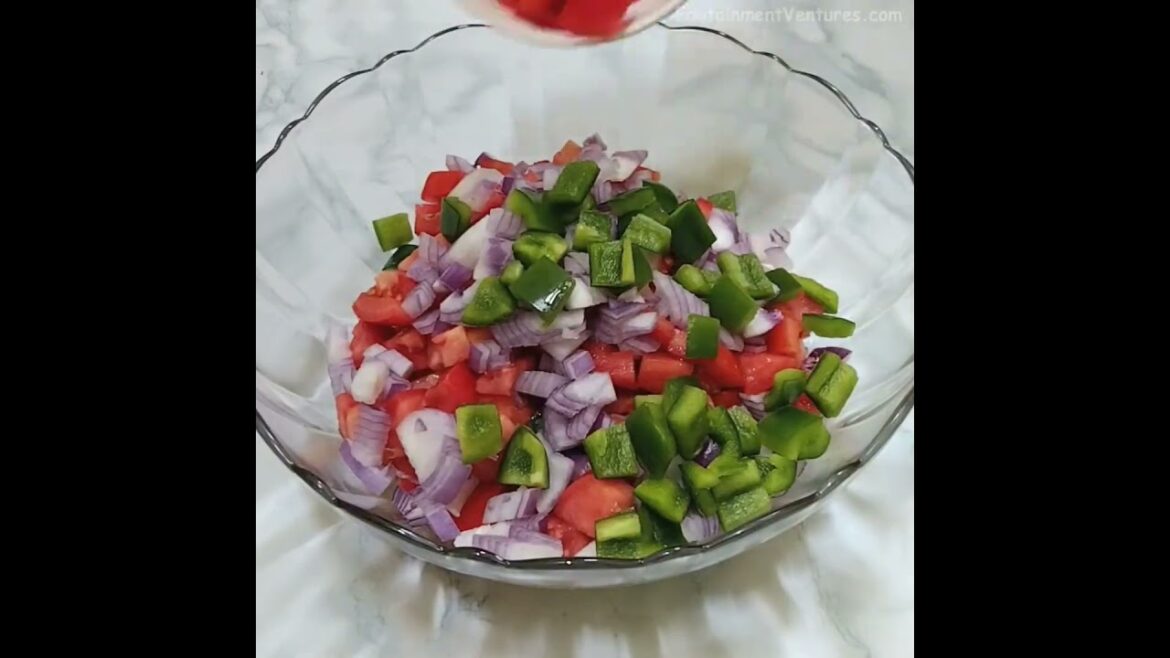 Ізраїльський салат | Як приготувати ізраїльський салат Рецепт | Простий близькосхідний салат Ізраїльський салат | Як приготувати ізраїльський салат Рецепт | Простий близькосхідний салат