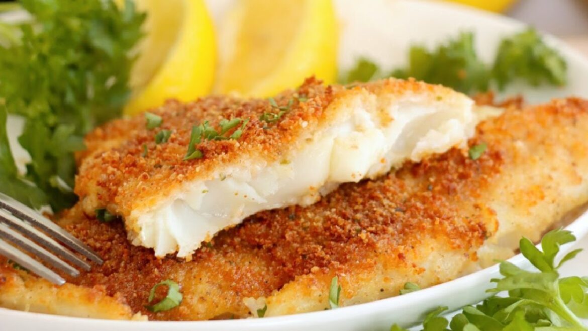 Deliciously Crispy Parmesan-crusted Cod Recipe!