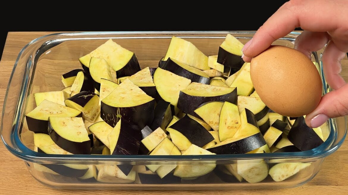 Bevor die Zucchini-Saison endet, koche ich sie zusammen mit Auberginen! Das leckerste Rezept!