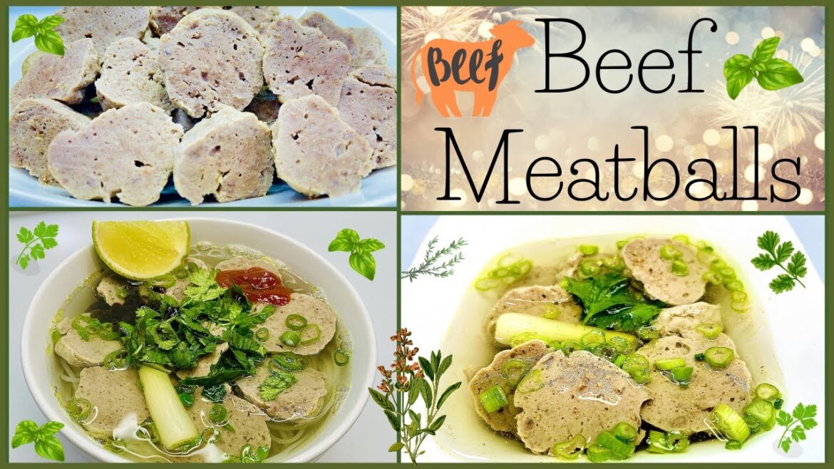 Bouncy, Juicy Homemade Beef Meatballs for Pho – Simple Ingredients, Better Than Store-Bought! Bouncy, Juicy Homemade Beef Meatballs for Pho – Simple Ingredients, Better Than Store-Bought!