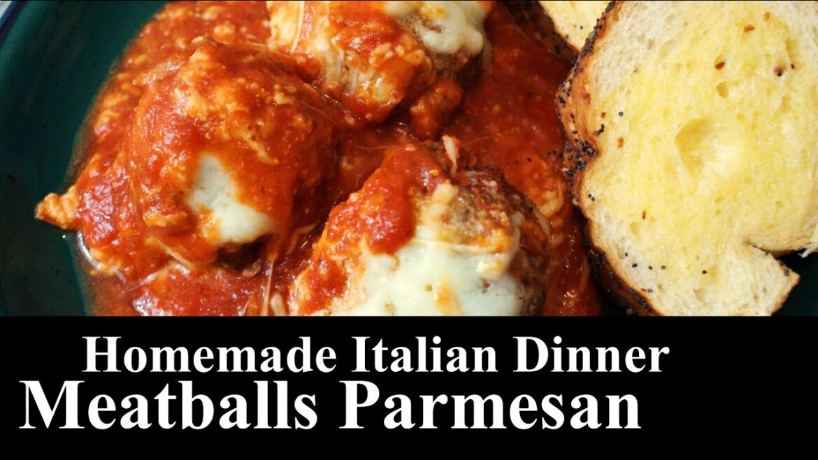 Homemade Italian Meatballs Parmesan | Beef Recipe | Italian Dinner | The Southern Mountain Kitchen Homemade Italian Meatballs Parmesan | Beef Recipe | Italian Dinner | The Southern Mountain Kitchen