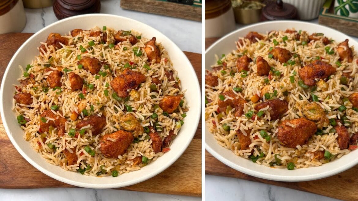 Restaurant Style Chicken Fried Rice | Quick Chicken Fried Rice Recipe | Chicken | Fried Rice Recipe