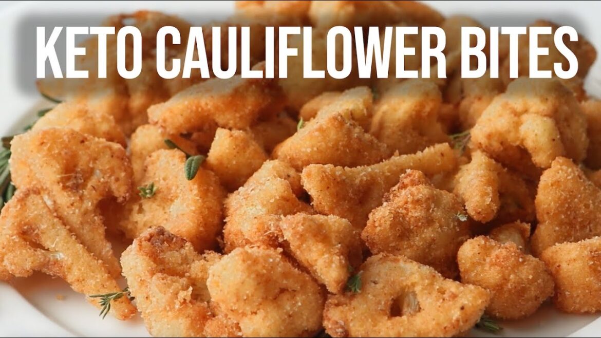 Crispy Low Carb Keto Cauliflower Bites