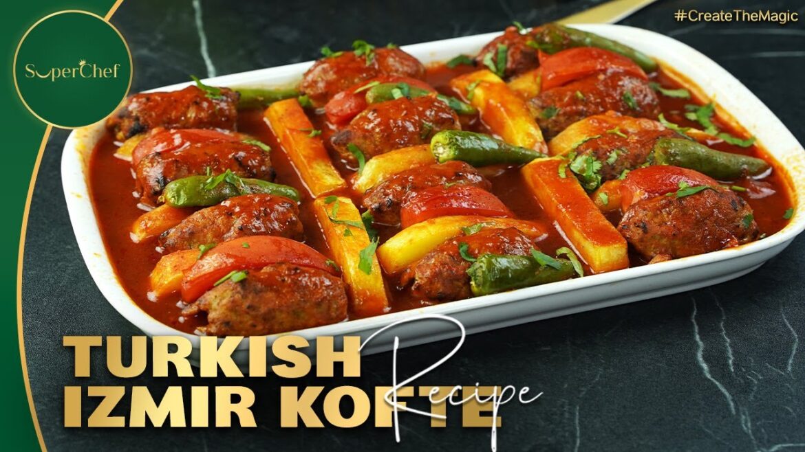 Turkish Izmir Kofte Recipe | Baked Turkish Meatballs with Veggies Recipe by SuperChef