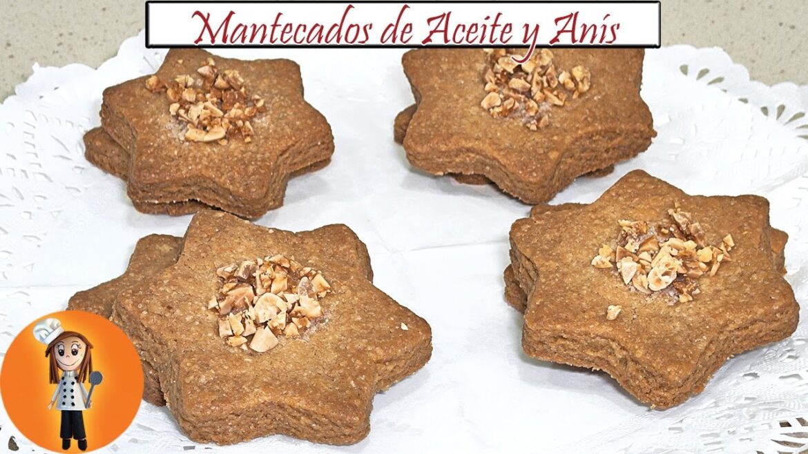 Mantecados de Aceite y Anís Caseros | Receta de Cocina en Familia