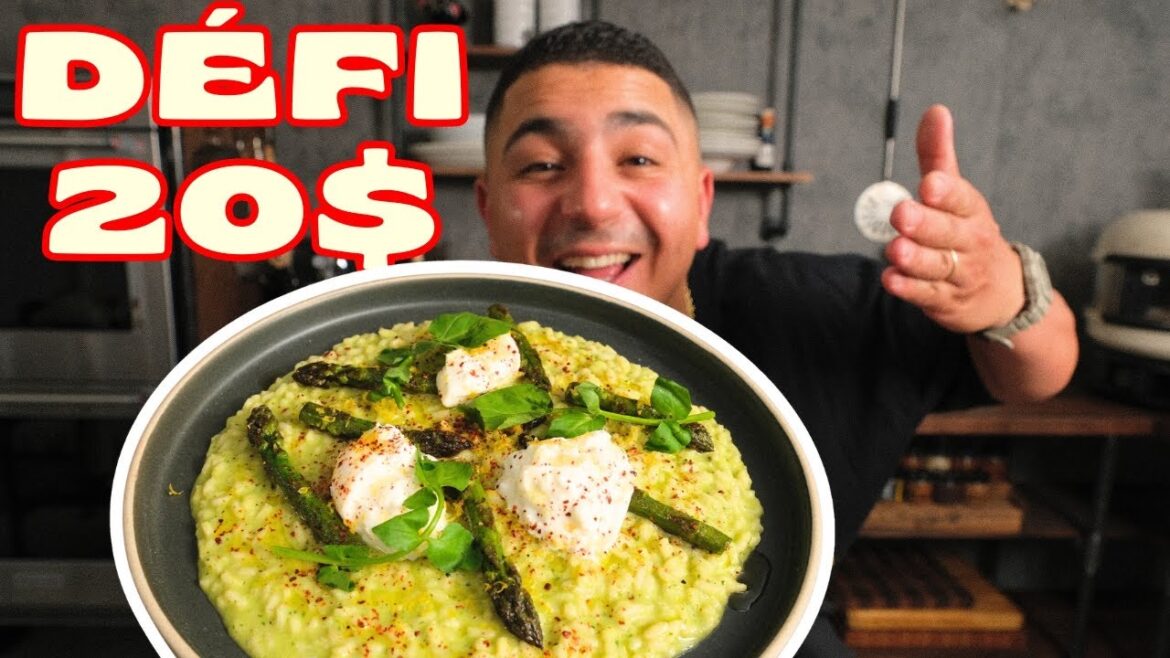 RISOTTO AUX ASPERGES | DÉFI 20$ | AMINE LAABI | JUST ANOTHER COOK