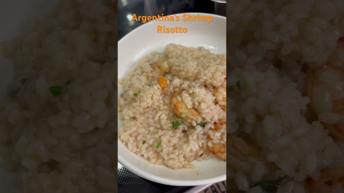 Argentinian shrimp risotto