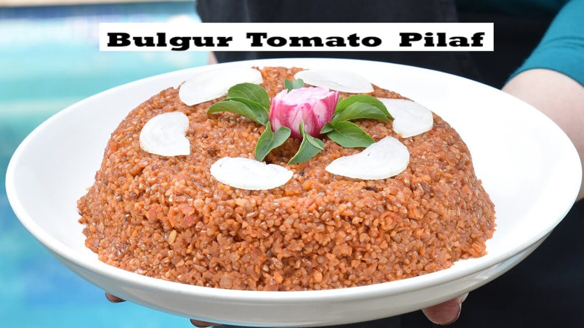 Bulgur Tomato Pilaf (Sayet), light and full of fibers completely vegan.Treat it as a main or a side. Bulgur Tomato Pilaf (Sayet), light and full of fibers completely vegan.Treat it as a main or a side.