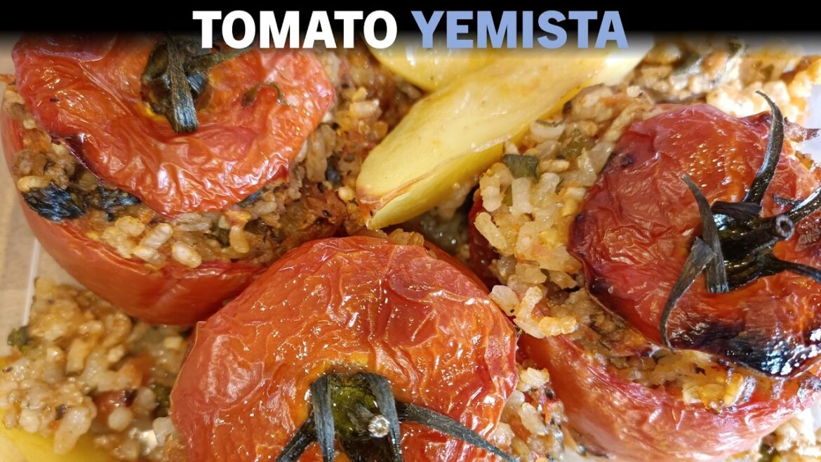 Tomato Yemista (Greek Stuffed Tomatoes) | Meal Prep