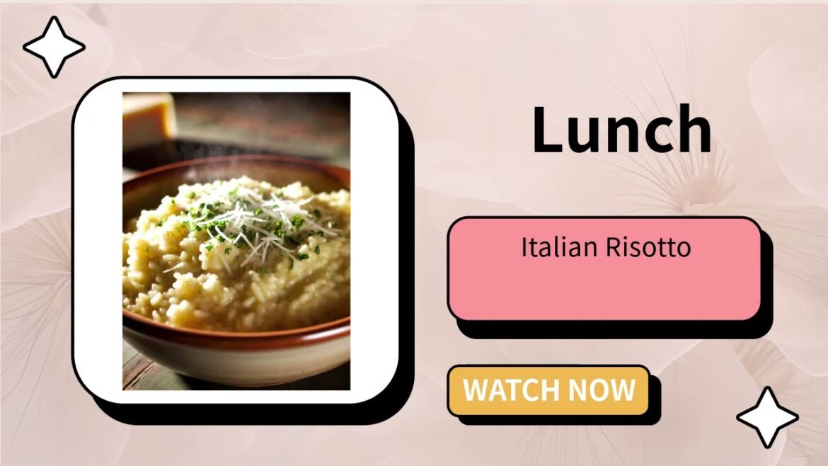 Italian Risotto: A Creamy and Comforting Family Meal Italian Risotto: A Creamy and Comforting Family Meal