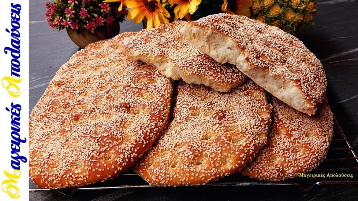 Ατομικές Λαγάνες Χωρίς Ζύμωμα σαν Κουλούρι. Αποχαιρετάμε τα Μελομακάρονα & καλωσορίζουμε τις Λαγάνες