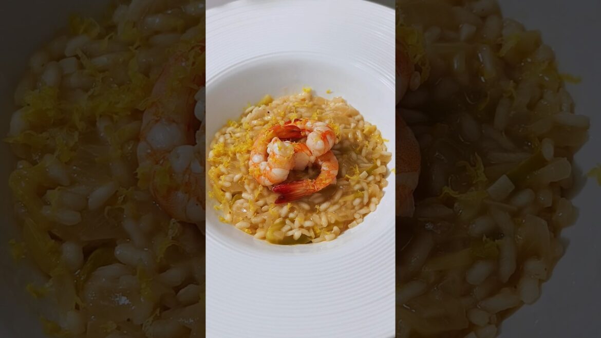 Shrimp, Lemon and Zucchini Risotto