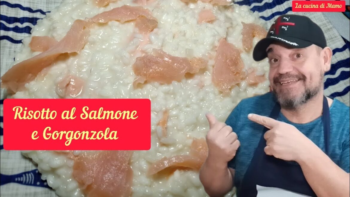 Risotto al Salmone e Gorgonzola Risotto al Salmone e Gorgonzola