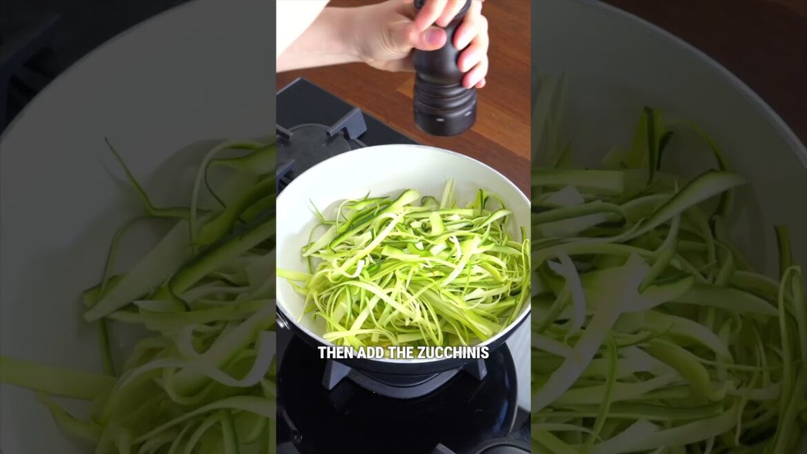 QUICK & EASY ZUCCHINI SPAGHETTI – A FRESH TWIST ON TURKISH APPETIZERS!  #healthfoodie #veganrecipes