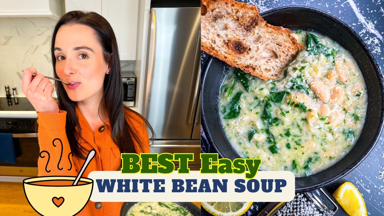 30 Minute White Bean Soup Recipe Dining And Cooking