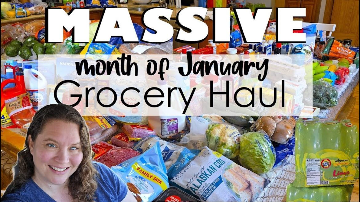 MASSIVE Grocery HAUL over $1,000 January Monthly Haul! WATCH what our family buys for one month. MASSIVE Grocery HAUL over $1,000 January Monthly Haul! WATCH what our family buys for one month.